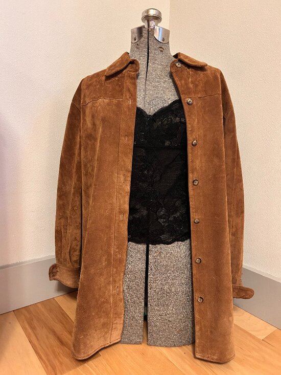 Charter Club, Suede (100% Leather) Jacket - Picture 1 of 3